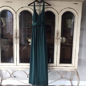 Vera Wang White Bridesmaid Dress (Forest Green)